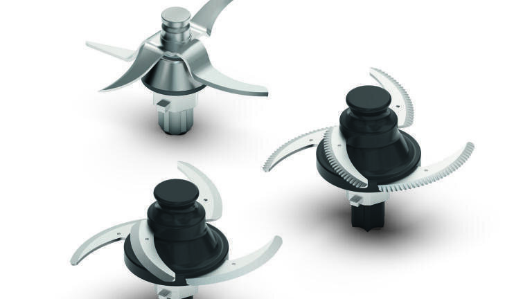 Different knives with 4 blades – up to 56,000 cutting processes per minute